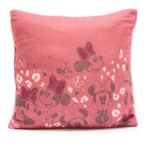 Disney Store Minnie Mouse Decorative 18 x 18 Throw Pillow 2-Sided